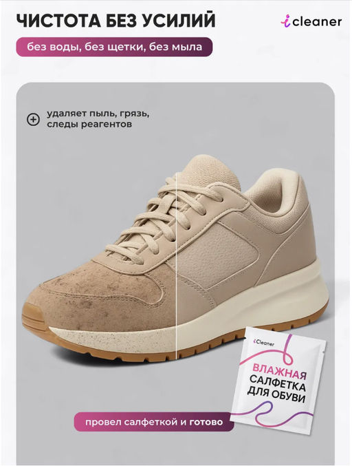 Влажные салфетки icleaner , набор 15 салфеток  фото 4