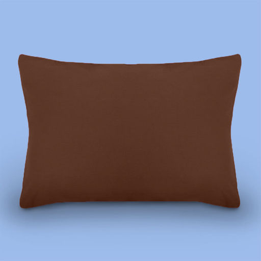 Наволочка сатин г/к (молния) - Коричневый 70х70