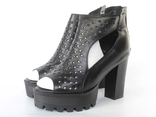 04-M3-1478 BLACK Ботинки зимние женские (натуральная кожа, натуральный мех) - Фабричный китай фото 15