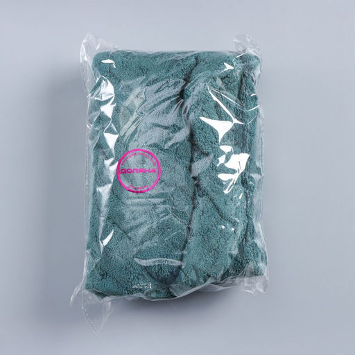 Чалма с пуговкой для сушки волос Доляна Нежность, микрофибра, цвет МИКС  фото 7