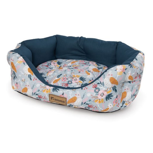 Лежанка овальная "Птички" М, 600*480*200мм