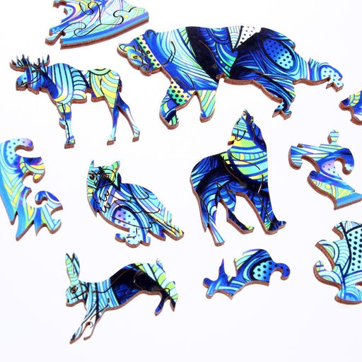 Пазл деревянный фигурный Мудрый охотник - Puzzle фото 10