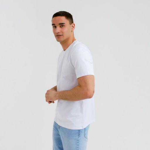 Футболка мужская MINAKU: Basic line MAN, размер 54, белая