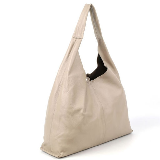 Женская мягкая кожаная сумка хобо 0104-10 - Cidirro фото 3