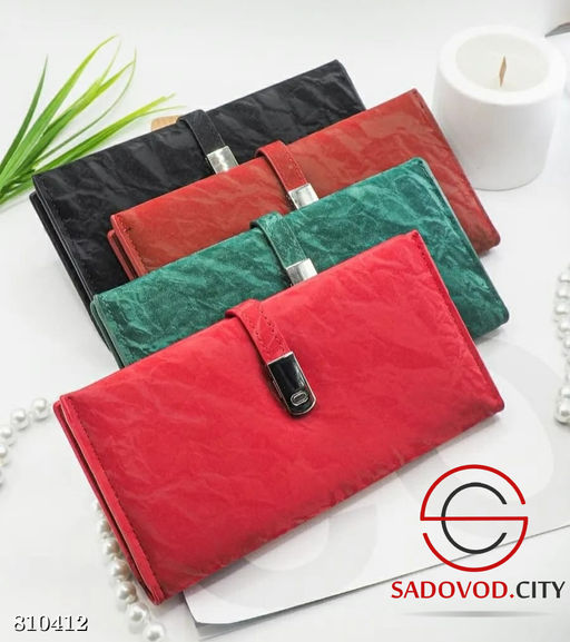 Кошелек большой на магнитной кнопке из экозамши 19см*11см - Bruno фото 13