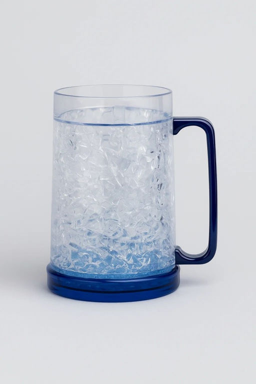 Охлаждающая кружка для напитков 500 мл, blue