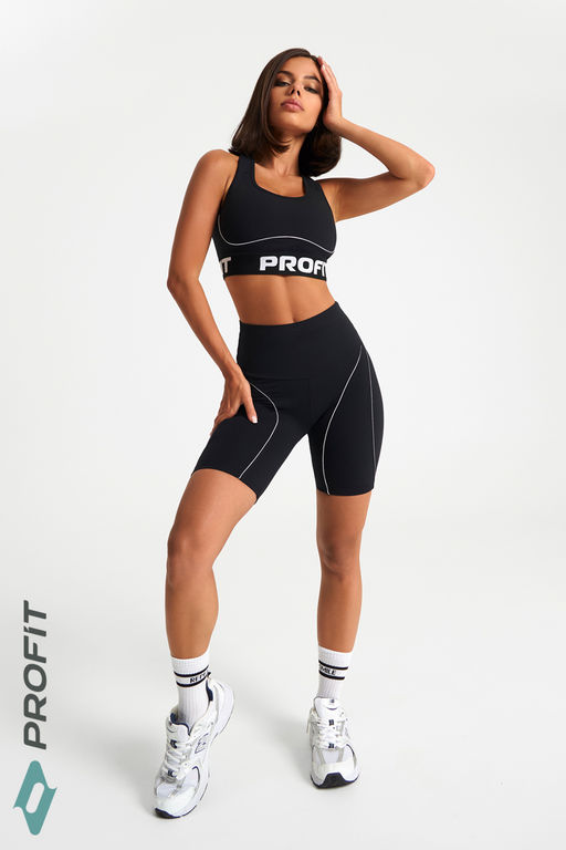 Спортивный топ с кантом, черный, tb.240.001 - Profit фото 8