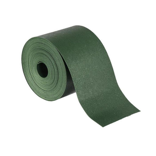 Лента бордюрная, 10 см×10 м, толщина 1.2 мм, пластиковая, зелёная, Greengo