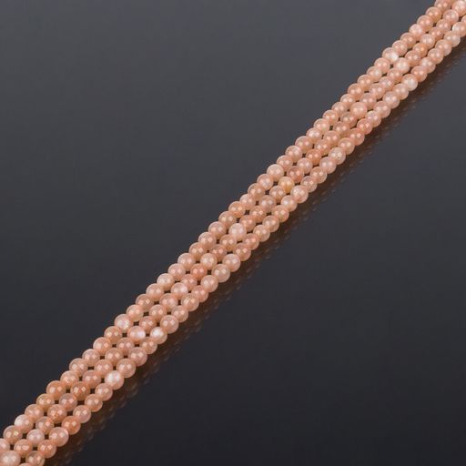 Бусины для украшений из Лунного камня (68 бусин) 39 см