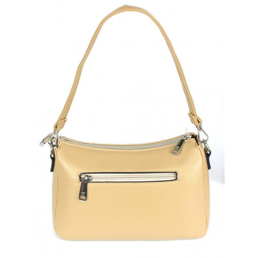 Сумка женская искусственная кожа YDR-2773, 1отд+карм/перег, плечевой ремень, бежевый SALE 264135 - Adelia фото 2