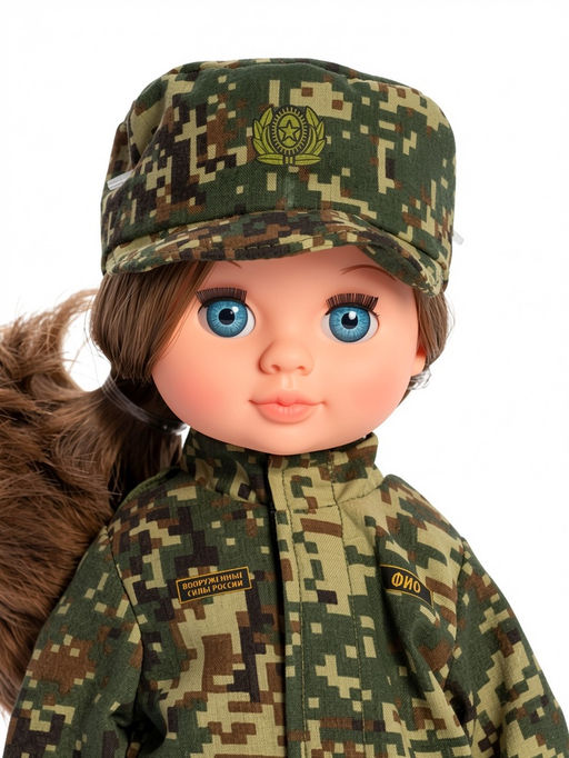 Кукла «Эля», военная, 30 см