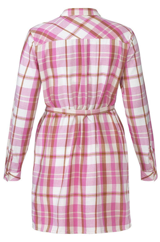 Фланелевая рубашка-туника ESMARA гусиная лапка  фото 8