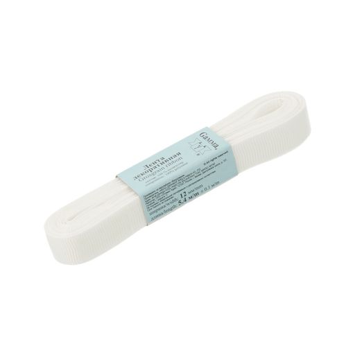 Gamma репсовая лента GR-12 ФАСОВКА 12 мм 1/2 10 х 5.4 м