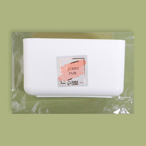 Органайзер для хранения салфеток BAMBOO, 17×13×9.5 см, белый, коричневый