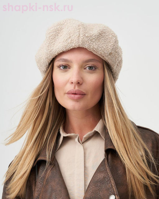 Молли ткань шанель букле Берет флис (56-58)