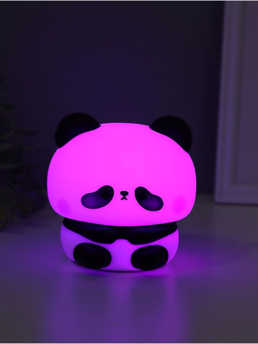 Фигурка светящаяся RISALUX «Панда», 2 Вт, LED-ночник антистресс, RGB, USB, 10×10.5×10.5 см