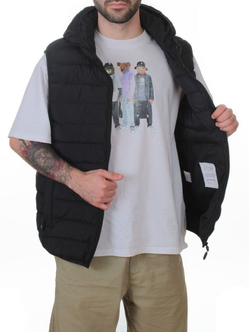 M4001L BLACK Жилет утепленный мужской (130 гр. холлофайбер) - Fashion фото 6