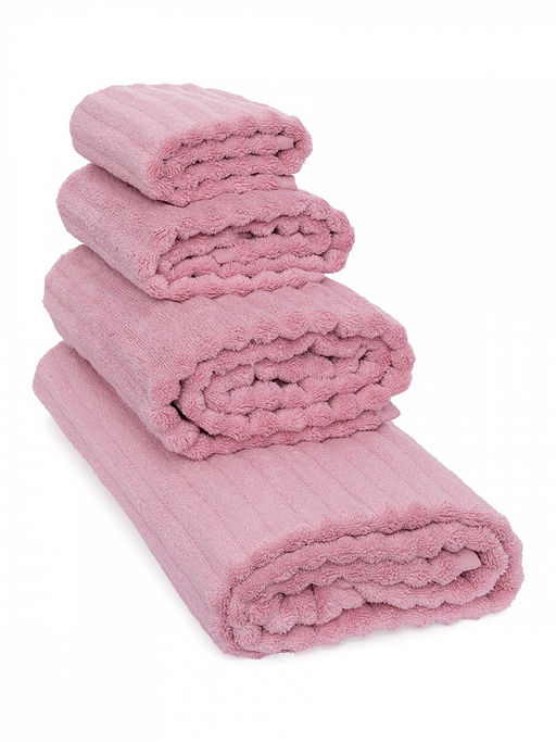 Полотенце махровое 40x60 розовый махровая ткань - Denastia фото 4