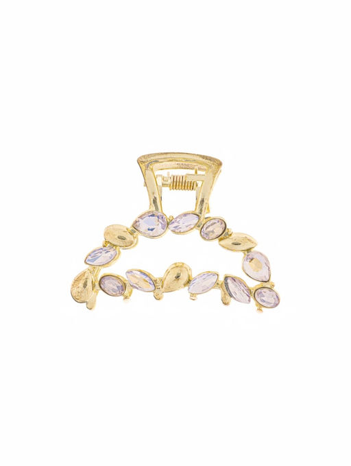 Цена за 6 шт. Крабик для волос «Кэли», дуга, 5 см, золото