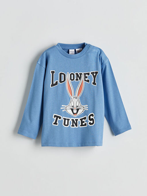 Bugs Bunny Bask?l? Erkek Bebek Ti??rt ve Pantolon 2li