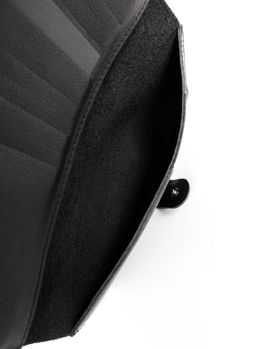 LACCOMA портмоне X165-60ND-черный натуральная кожа  фото 5