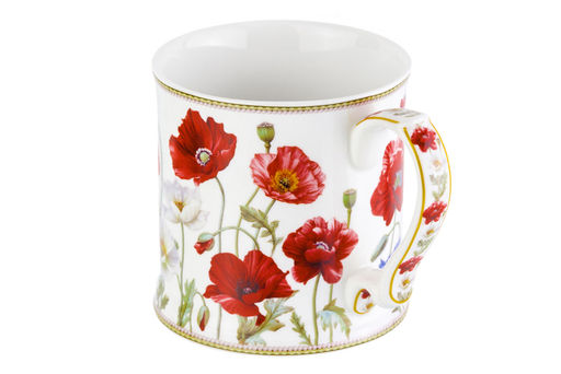Кружка 380 мл 12,3*9*9 см Маки NEW BONE CHINA - Elan gallery фото 10
