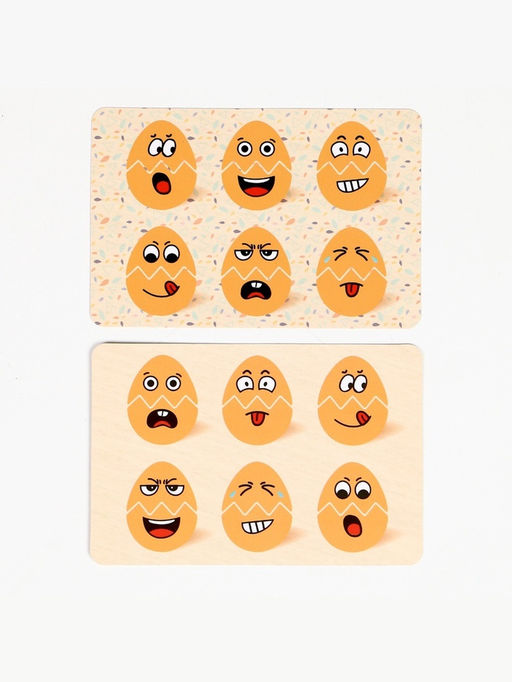 Рамка - вкладыш «Яйца», 12 деталей, 13×20×1.1 см