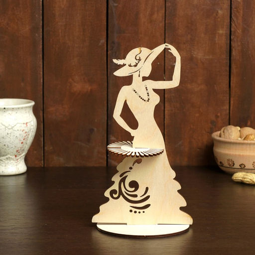 Цена за 2 шт. Салфетница Дама в шляпе, 24130,3 см - Simaland фото 2