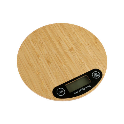 Весы кухонные Luazon LVE-029 «Бамбук», электронные, до 5 кг
