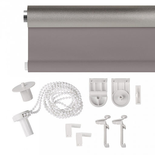 Штора рулонная Blackout Silver 70х160см, полиэстер 100%, плотность 250г/м2, светонепроницаемая, серый, Franc Gardiner (Россия) - Домашняя мода фото 7