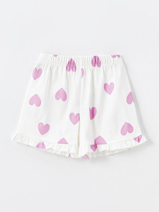 Beli Lastikli Bask?l? K?z Bebek ?ort 2li