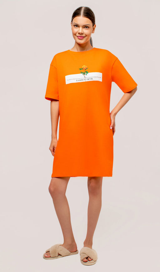 Арт. 4153 Туника женская 44-54 (6 шт) Цвет:оранжевый