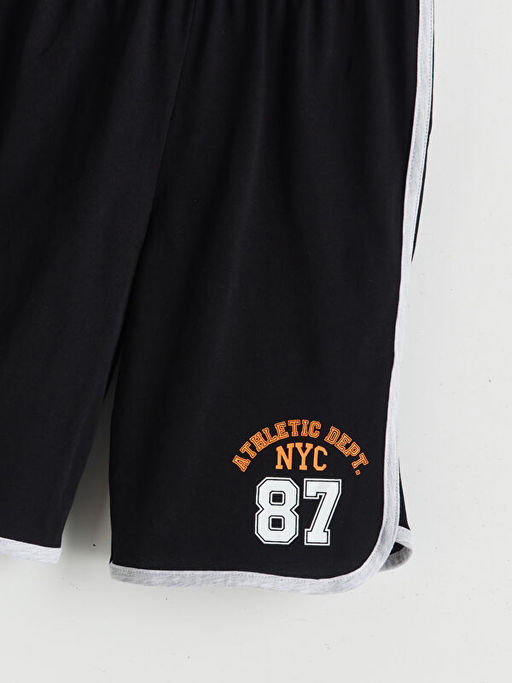 Beli Lastikli Erkek ?ocuk Pijama ?ort