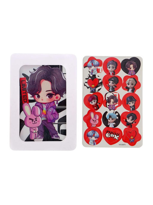 Игрушка - сюрприз Funny Box k-pop, фигурка, карточка, наклейки - Woow toys фото 8