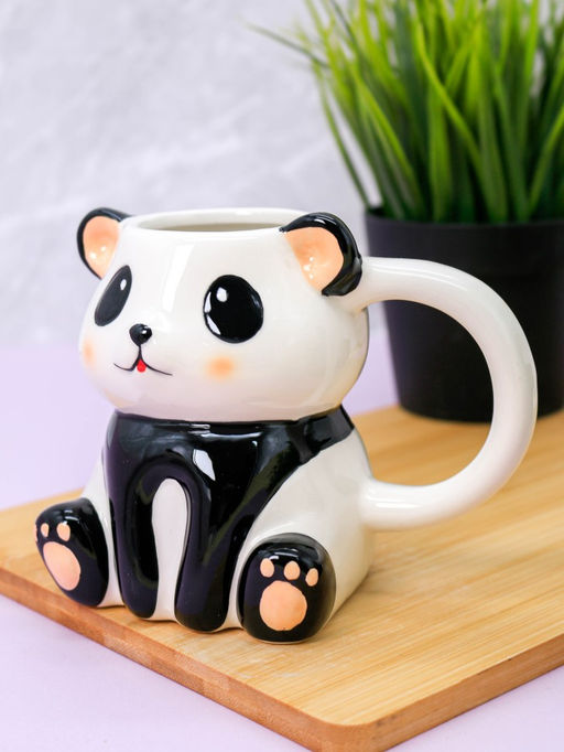 Кружка керамическая Modest panda, white