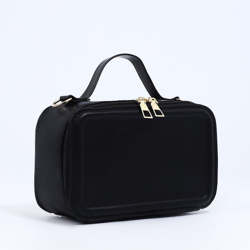 Сумка кросс-боди на молнии, цвет чёрный - Simaland фото 3