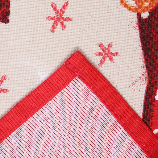 Набор полотенец Доляна Новогодние игрушки 28х46 см - 2 шт, 100% хл, рогожка 164 г/м2  фото 5