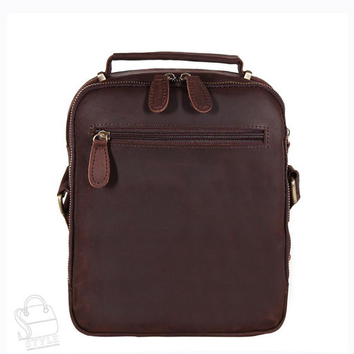 Сумка мужская кожаная 35702Z d.brown Zinimsk  в Новосибирске