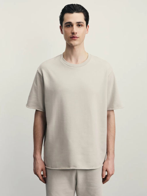 Футболка из плотного хлопка / Zarina фото 3