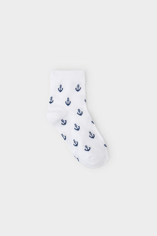 CROCKID СТОК! Носки. Цвет: темно-синий, белый  фото 3