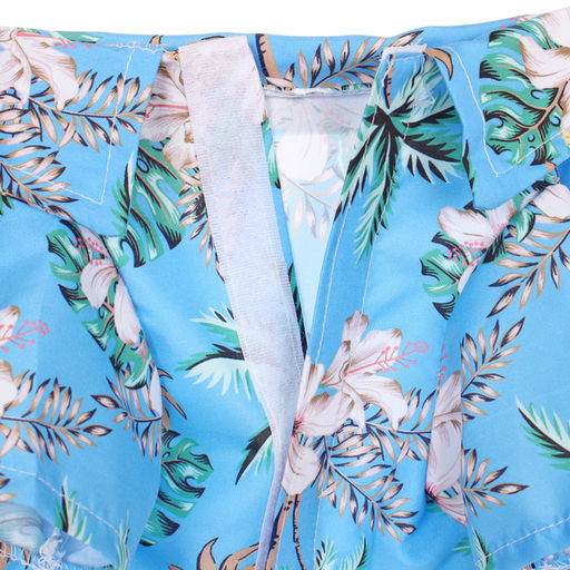 Рубашка для собак и кошек малых и средних пород "СТИЛЬНЫЙ БРО", принт пальмы, размер S