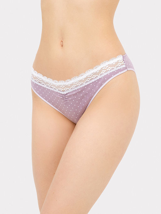 Трусы женские слипы мультипак (3 шт.) в фиолетовом цвете - Mark formelle фото 2