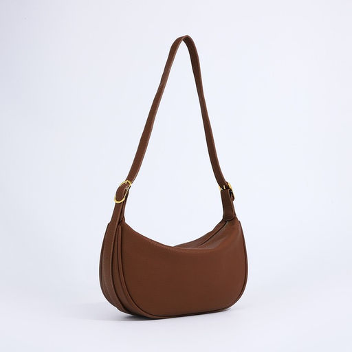 Сумка-багет на молнии, цвет коричневый - Simaland фото 3