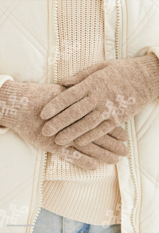 Перчатки кашемировые (арт. 06279) - Mongolka фото 6