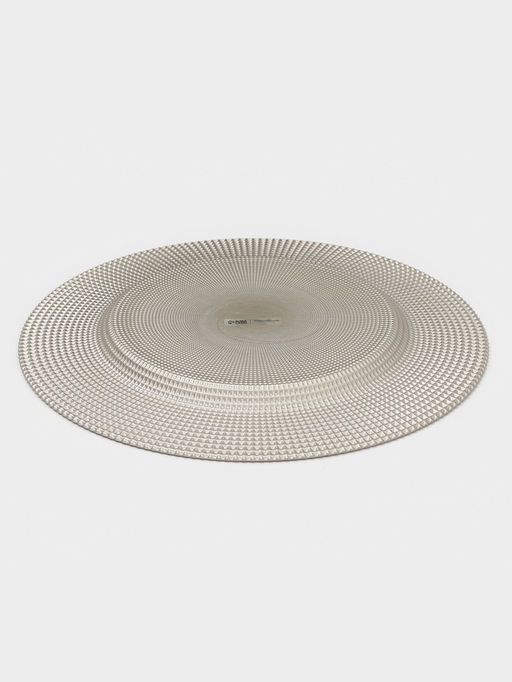 Тарелка подстановочная WY, d=33 см, стекло, золотистая