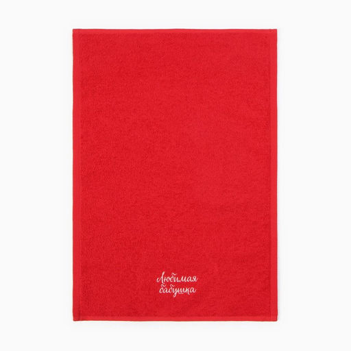 Полотенце махровое Этель Любимая бабушка 35х50 см, 100% хлопок, 350 г/м2  фото 2