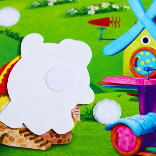 Развивающая игра на липучках, конструктор Веселые липучки. Кто где живет?, Смешарики  фото 4