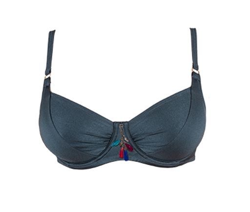 -45% БЮСТГАЛЬТЕР КУПАЛЬНЫ Milavitsa 470106/120 графит  фото 2