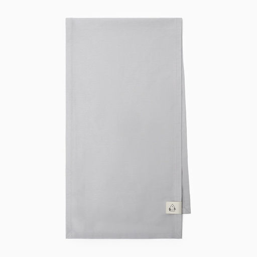 Дорожка на стол Этель Home 40×146 см, светло-серая, 100% хлопок, саржа 190 г/м²