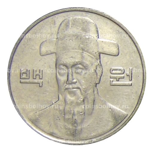 100 вон 2011 года Южная Корея